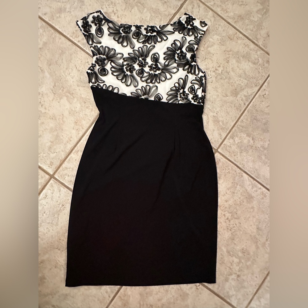 Size 12P dressy dress. Stretchy fabric